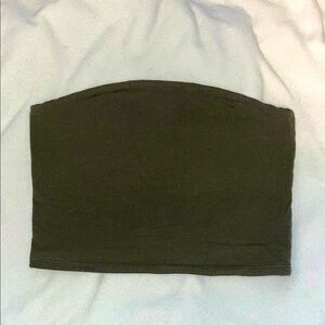 Olive Green Tube Top